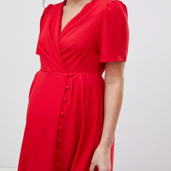 ASOS MATERNITY DRESS SIZE 6 - Picture 2 of 9